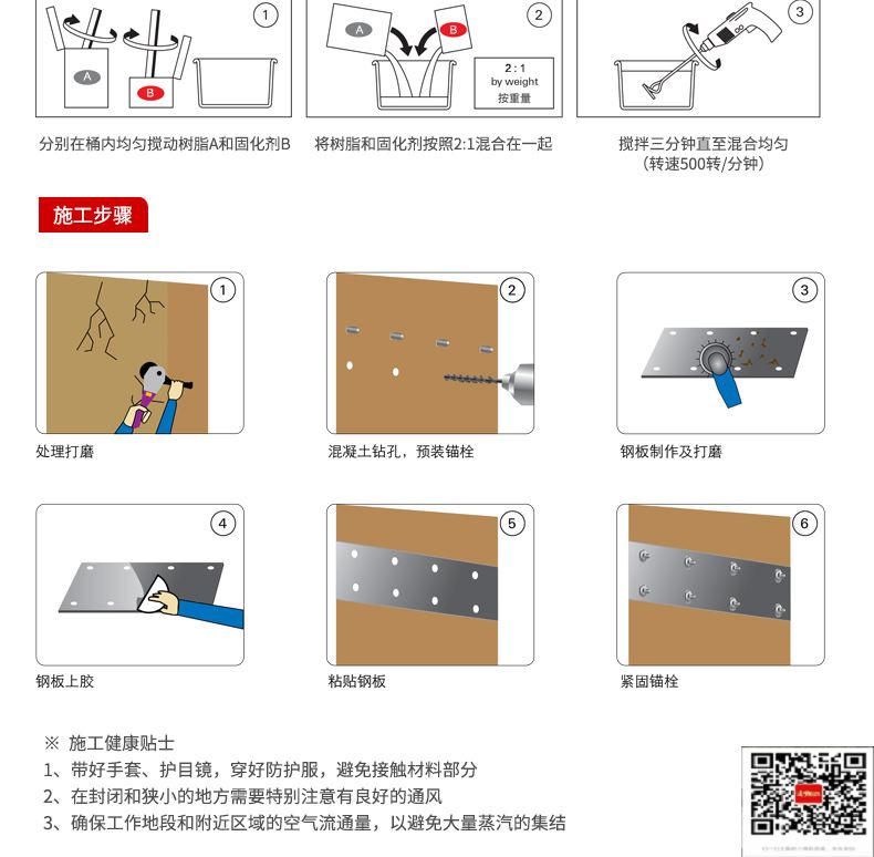 包钢新干粘钢加固施工过程